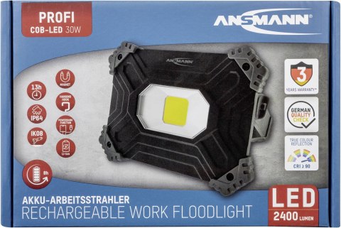 Lampa robocza Ansmann FL2500R, 2400 lumenów, akumulator
