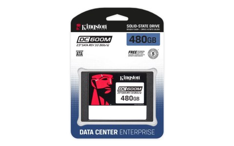 Dysk SSD Kingston DC600M 480GB SATA 2.5" SEDC600M/480G (DWPD 1) Dysk SSD Kingston DC600M 480GB SATA 2.5" SEDC600M/480G (DWPD 1)