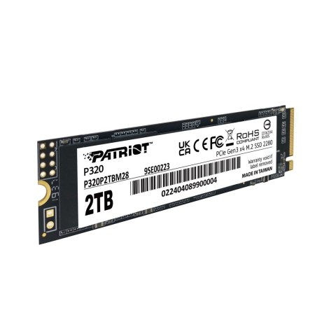 Patriot Viper SSD P320 M.2 PCI-Ex4 NVMe 2TB 3GB/s Patriot Viper SSD P320 M.2 PCI-Ex4 NVMe 2TB 3GB/s