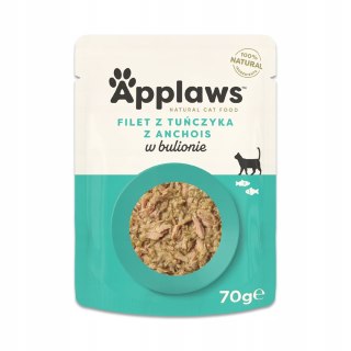 APPLAWS CAT Tuńczyk Anchois, wodorosty w rosole 70g