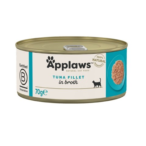 APPLAWS Natural Cat Food Filety z tuńczyka - mokra karma dla kota - 70g APPLAWS Natural Cat Food Filety z tuńczyka - mokra karma dla kota - 70g
