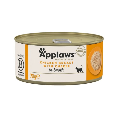 APPLAWS Natural Cat Food Kurczak z serem - mokra karma dla kota - 70g APPLAWS Natural Cat Food Kurczak z serem - mokra karma dla kota - 70g