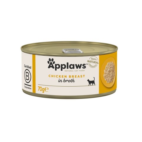 APPLAWS Natural Cat Food Pierś z kurczaka - mokra karma dla kota - 70g APPLAWS Natural Cat Food Pierś z kurczaka - mokra karma dla kota - 70g