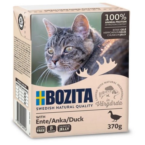 BOZITA Mięsne kawałki z kaczką w galaretce 370g BOZITA Mięsne kawałki z kaczką w galaretce 370g