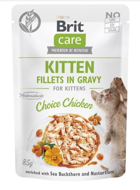 BRIT Care Cat Kitten Choice Pouch - mokra karma dla kota - 85 g BRIT Care Cat Kitten Choice Pouch - mokra karma dla kota - 85 g