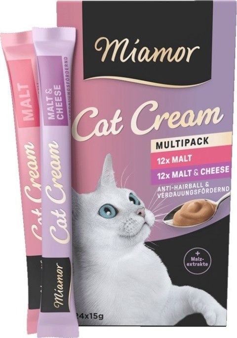 MIAMOR Cream Malt Pasta odkłaczająca 24x15g MIX MIAMOR Cream Malt Pasta odkłaczająca 24x15g MIX