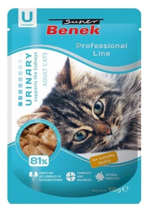 SUPER BENEK Urinary - mokra karma dla kota - 100 g SUPER BENEK Urinary - mokra karma dla kota - 100 g