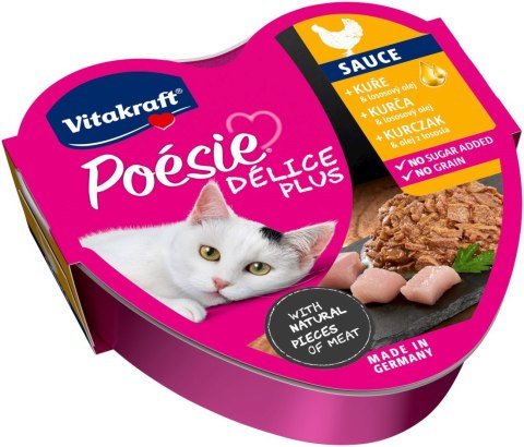 VITAKRAFT Poesie delice PLUS kurczak - Przysmak dla kota - 85g VITAKRAFT Poesie delice PLUS kurczak - Przysmak dla kota - 85g