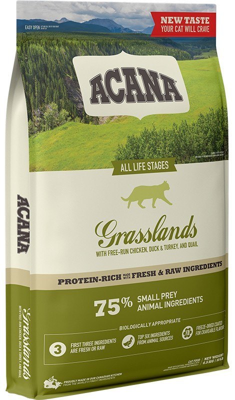 ACANA Grasslands Cat - sucha karma dla kota - 4,5 kg ACANA Grasslands Cat - sucha karma dla kota - 4,5 kg