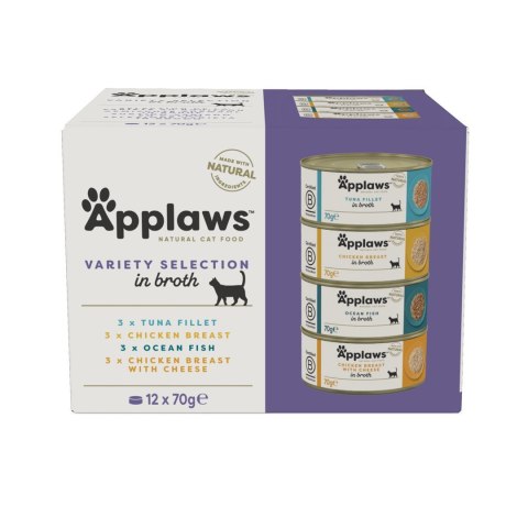 APPLAWS CAT Supreme Selection - mokra karma dla kotów - MIX smaków 12x70g APPLAWS CAT Supreme Selection - mokra karma dla kotów - MIX smaków 12x70g