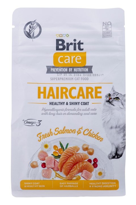 BRIT Care Grain-Free Adult Haircare Healthy&Shiny Coat - sucha karma dla kota - 400 g BRIT Care Grain-Free Adult Haircare Healthy&Shiny Coat - sucha karma dla kota - 400 g