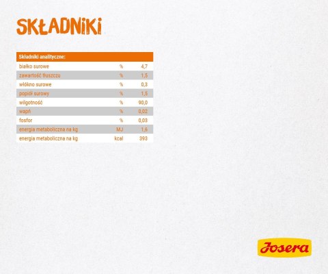 JOSERA Zupa kurczak z marchwią i szpinakiem - mokra karma dla kota - 70 g JOSERA Zupa kurczak z marchwią i szpinakiem - mokra karma dla kota - 70 g