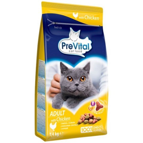 PREVITAL - Z kurczakiem - Pełnoporcjowa karma dla dorosłych kotów - karma sucha - 1,4kg PREVITAL - Z kurczakiem - Pełnoporcjowa karma dla dorosłych kotów - karma sucha - 1,4kg