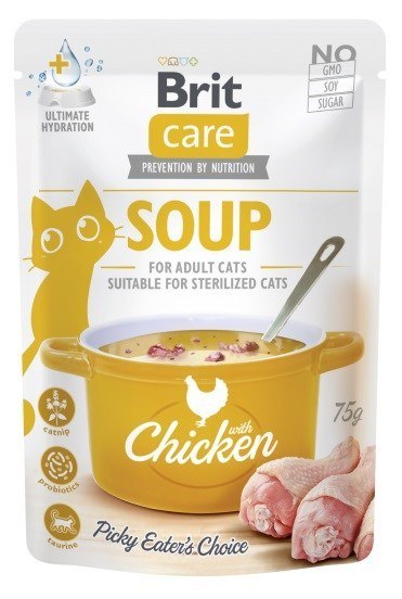 Brit Care Soup with chicken 75g cat Brit Care Soup with chicken 75g cat
