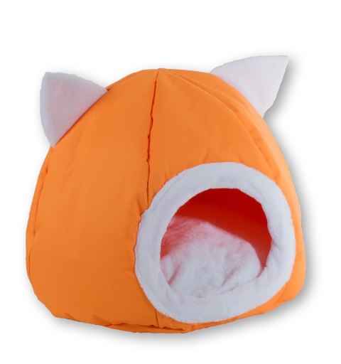 GO GIFT Budka dla kota - pomarańczowy - 40x40x34 cm GO GIFT Budka dla kota - pomarańczowy - 40x40x34 cm