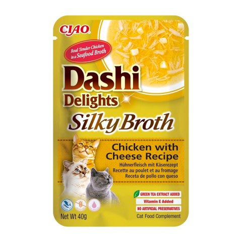 INABA CAT DASHI DELIGHTS SILKY CHICKEN CHEESE 40g INABA CAT DASHI DELIGHTS SILKY CHICKEN CHEESE 40g