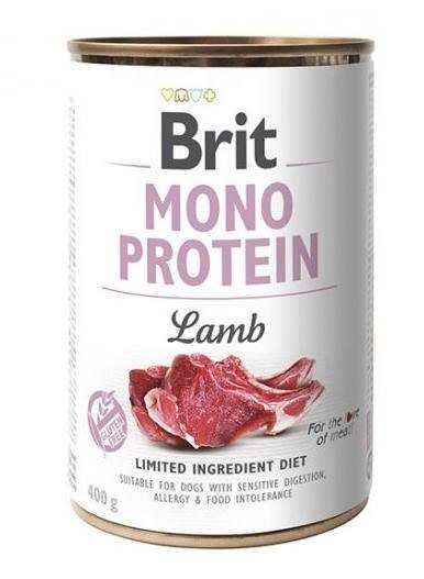 BRIT Mono Protein jagnięcina - mokra karma dla psa - 400 g BRIT Mono Protein jagnięcina - mokra karma dla psa - 400 g