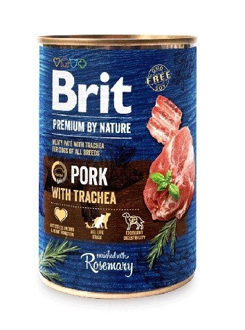 BRIT Premium by Nature Pork with Trachea - mokra karma dla psa - 400 g BRIT Premium by Nature Pork with Trachea - mokra karma dla psa - 400 g