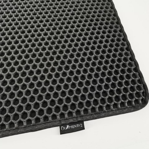 DIAMENTIQ Mata pod kuwetę dla kota wycieraczka Czarny prostokąt 45x60 DIAMENTIQ Mata pod kuwetę dla kota wycieraczka Czarny prostokąt 45x60