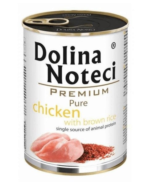 DOLINA NOTECI Premium Pure bogata w kurczaka z ryżem - mokra karma dla psa - 400g DOLINA NOTECI Premium Pure bogata w kurczaka z ryżem - mokra karma dla psa - 400g
