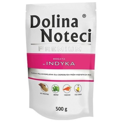 DOLINA NOTECI Premium bogata w indyka - mokra karma dla psa - 500g DOLINA NOTECI Premium bogata w indyka - mokra karma dla psa - 500g