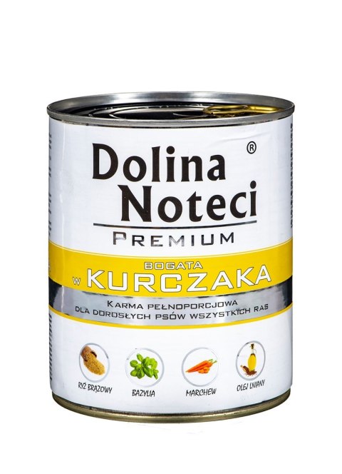 DOLINA NOTECI Premium bogata w kurczaka - mokra karma dla psa - 800g DOLINA NOTECI Premium bogata w kurczaka - mokra karma dla psa - 800g