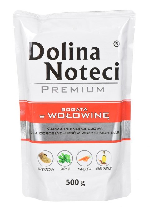 DOLINA NOTECI Premium wołowina - mokra karma dla psa - 500g DOLINA NOTECI Premium wołowina - mokra karma dla psa - 500g