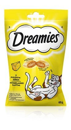 DREAMIES z żółtym serem 60g DREAMIES z żółtym serem 60g