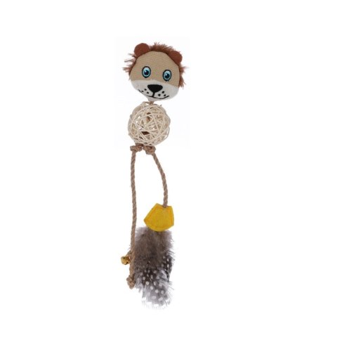 KERBL Zabawka dla kota Safari Lew, 30 cm KERBL Zabawka dla kota Safari Lew, 30 cm