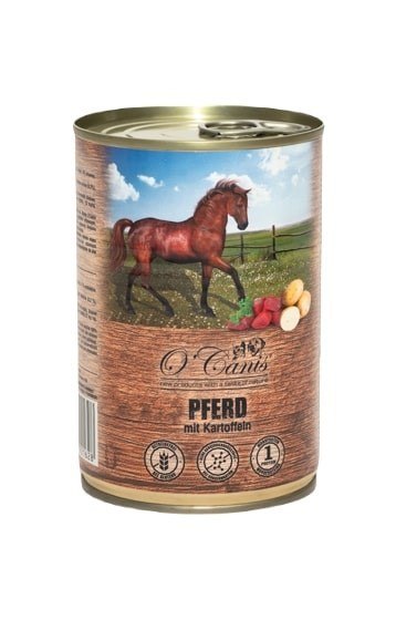 O'CANIS Konina z ziemniakami - mokra karma dla psa - 400 g O'CANIS Konina z ziemniakami - mokra karma dla psa - 400 g
