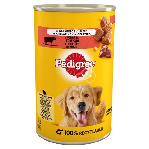 PEDIGREE Wołowina w galaretce - mokra karma dla psa - 400 g PEDIGREE Wołowina w galaretce - mokra karma dla psa - 400 g