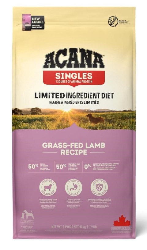 ACANA Singles Grass-fed Lamb - sucha karma dla psa - 17 kg ACANA Singles Grass-fed Lamb - sucha karma dla psa - 17 kg