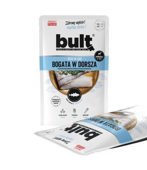 BULT mielonka bogata w dorsza saszetka dla psa 100g BULT mielonka bogata w dorsza saszetka dla psa 100g