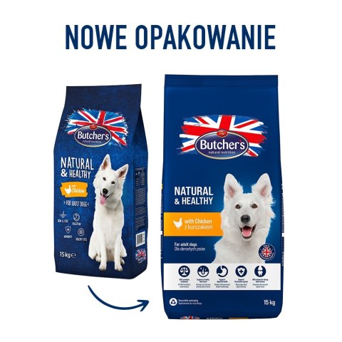 BUTCHER'S z kurczakiem - sucha karma dla psa -15 kg BUTCHER'S z kurczakiem - sucha karma dla psa -15 kg