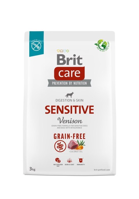 Brit Care Grain-Free Sensitive Venison - sucha karma dla psa - 3 kg Brit Care Grain-Free Sensitive Venison - sucha karma dla psa - 3 kg