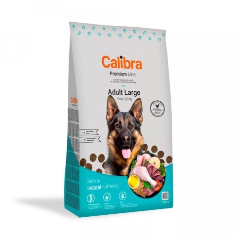 CALIBRA DOG PREMIUM Adult Large kurczak - karma dla psa 12 kg CALIBRA DOG PREMIUM Adult Large kurczak - karma dla psa 12 kg