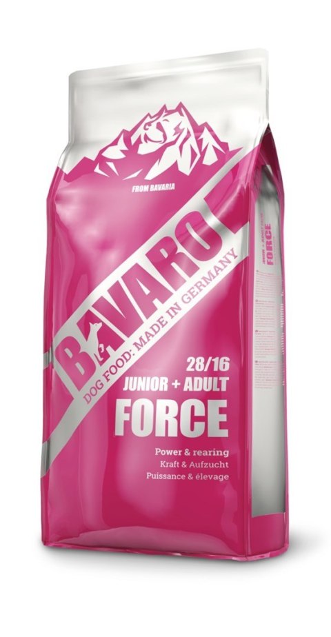 Josera Bavaro Force 28/16 - karma dla psów i szczeniąt aktywnych - 18 kg Josera Bavaro Force 28/16 - karma dla psów i szczeniąt aktywnych - 18 kg