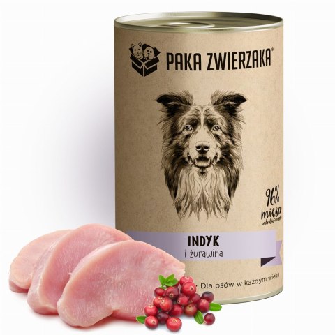 Paka Zwierzaka Indyk i żurawina 400g Paka Zwierzaka Indyk i żurawina 400g