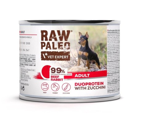 Raw Paleo Beef&Rabbit Adult Can 200g Raw Paleo Beef&Rabbit Adult Can 200g