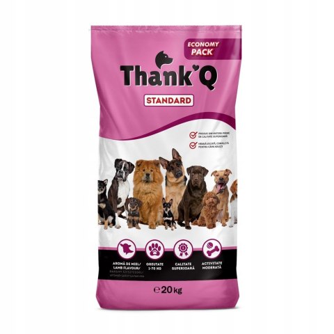 THANK"Q STANDARD Karma dla psa, jagnięcina 20kg THANK"Q STANDARD Karma dla psa, jagnięcina 20kg