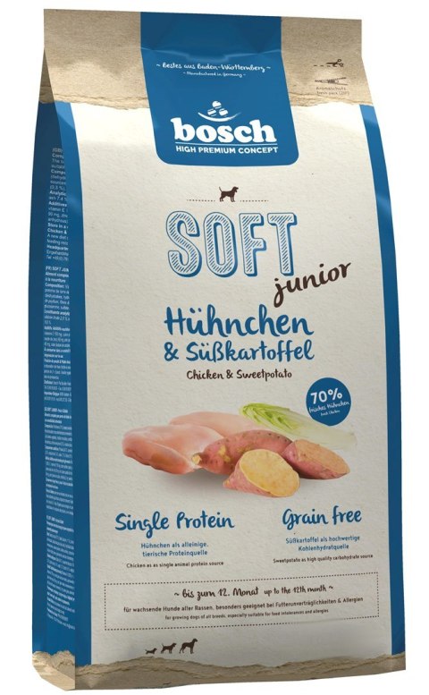 BOSCH Soft Junior Kurczak&Bataty - sucha karma dla psa - 12,5kg BOSCH Soft Junior Kurczak&Bataty - sucha karma dla psa - 12,5kg