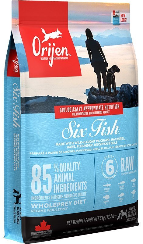 ORIJEN Six Fish - sucha karma dla psa - 6kg ORIJEN Six Fish - sucha karma dla psa - 6kg