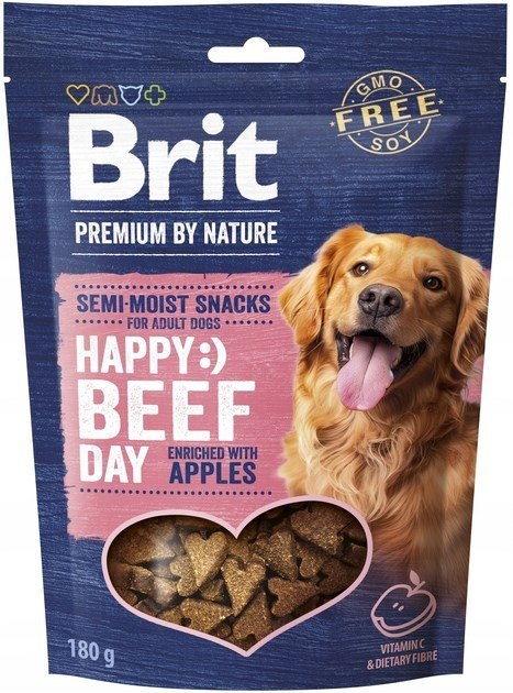 BRIT PREMIUM DOG SNACK BEEF WITH APPLES 180g BRIT PREMIUM DOG SNACK BEEF WITH APPLES 180g