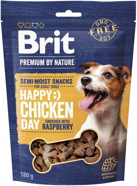 BRIT PREMIUM DOG SNACK CHICKEN WITH RASPBERRY 180g BRIT PREMIUM DOG SNACK CHICKEN WITH RASPBERRY 180g