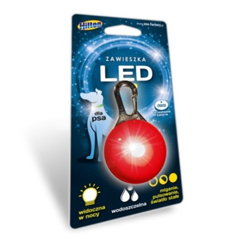 HILTON LED Zawieszka Silikonowa 2,0x3,1x5,5cm dla psa HILTON LED Zawieszka Silikonowa 2,0x3,1x5,5cm dla psa