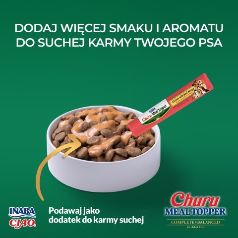 INABA DOG MEALTOPPER CHICKEN BEEF 4x14g 56g INABA DOG MEALTOPPER CHICKEN BEEF 4x14g 56g