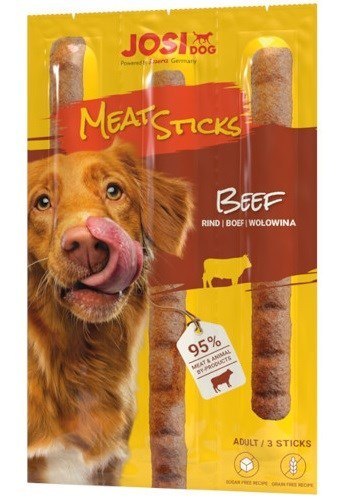 JosiDog Meat Sticks wołowina 33g 3szt JosiDog Meat Sticks wołowina 33g 3szt
