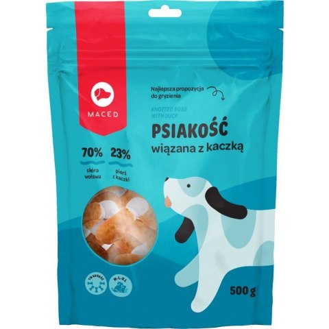 MACED Psiakość wiązana z kaczką - gryzak dla psa - 500 g MACED Psiakość wiązana z kaczką - gryzak dla psa - 500 g