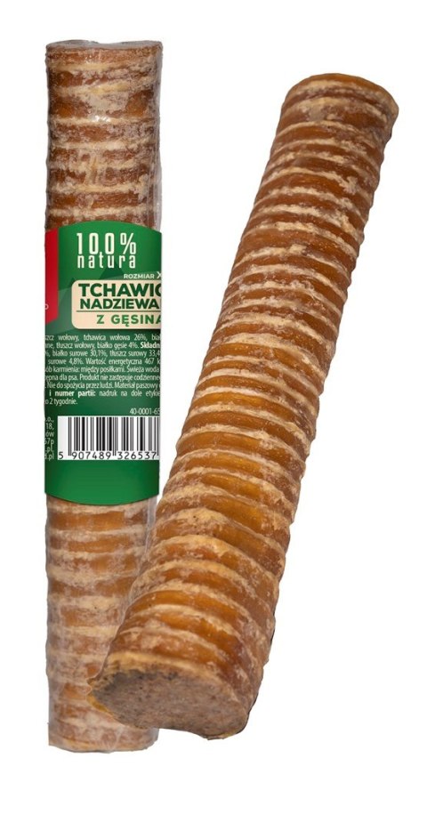MACED Tchawica duża Nadziewana z Gęsiną 150g dla psa MACED Tchawica duża Nadziewana z Gęsiną 150g dla psa