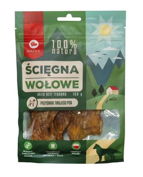MACED ścięgna wołowe - przysmak dla psa - 100g MACED ścięgna wołowe - przysmak dla psa - 100g